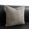 Husa de perna modernă minimalistă cu tricotaj herringbone - Husa elegantă pentru pernă de living
