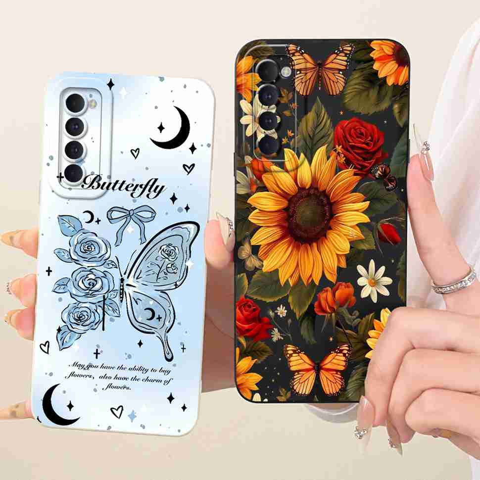 For Oppo Reno4 Case Reno 4 Pro Soft Silicone Cute Couple Rabbit Phone Back Cover For Oppo Reno 4 Reno4 Pro 4G Cases