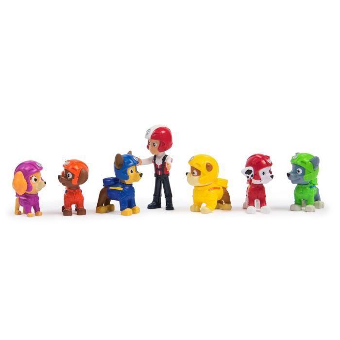 Spin master multipack de 7 figurines air rescue la pat' patrouille