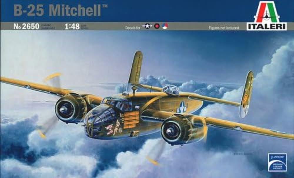 Tamiya Italeri 2650 1/48 Lockheed North American B-25 C/D Mitchell Plastic Model