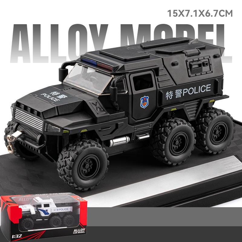 1:32 Avtoros Shaman Siberia All Terrain Vehicle Alloy Metal Diecast Model Car Desktop Display Collectible Ornament Holiday Gifts