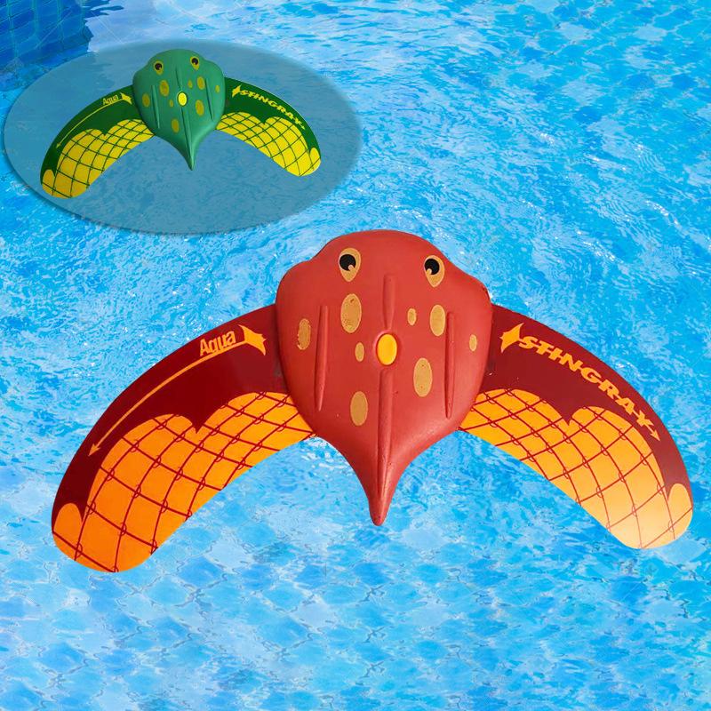 Water Power Devil Fish Underwater Glider Toy Beach Swimming Pool Floating Toy Gift for Kids