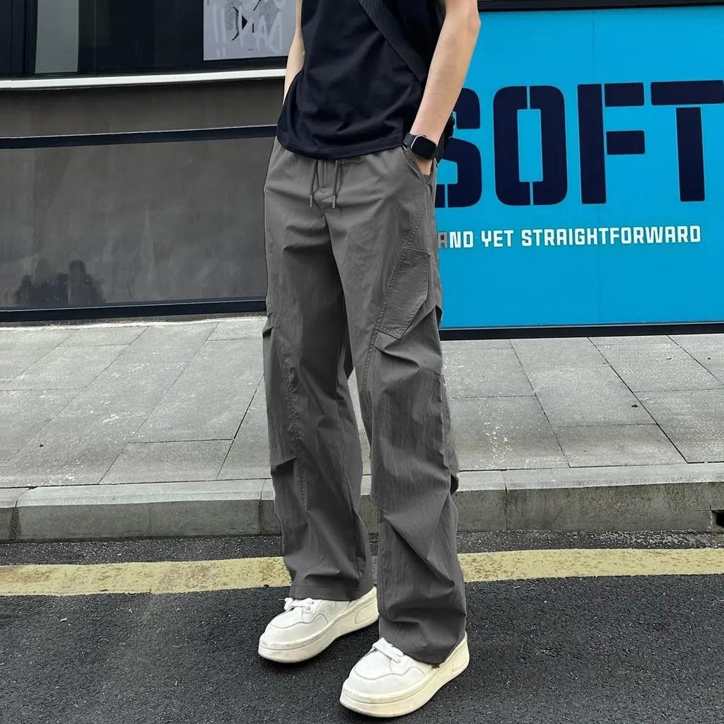 Mens Retro Athletic Pants With Polyester Fabric For Casual Wear In Autumn 2025