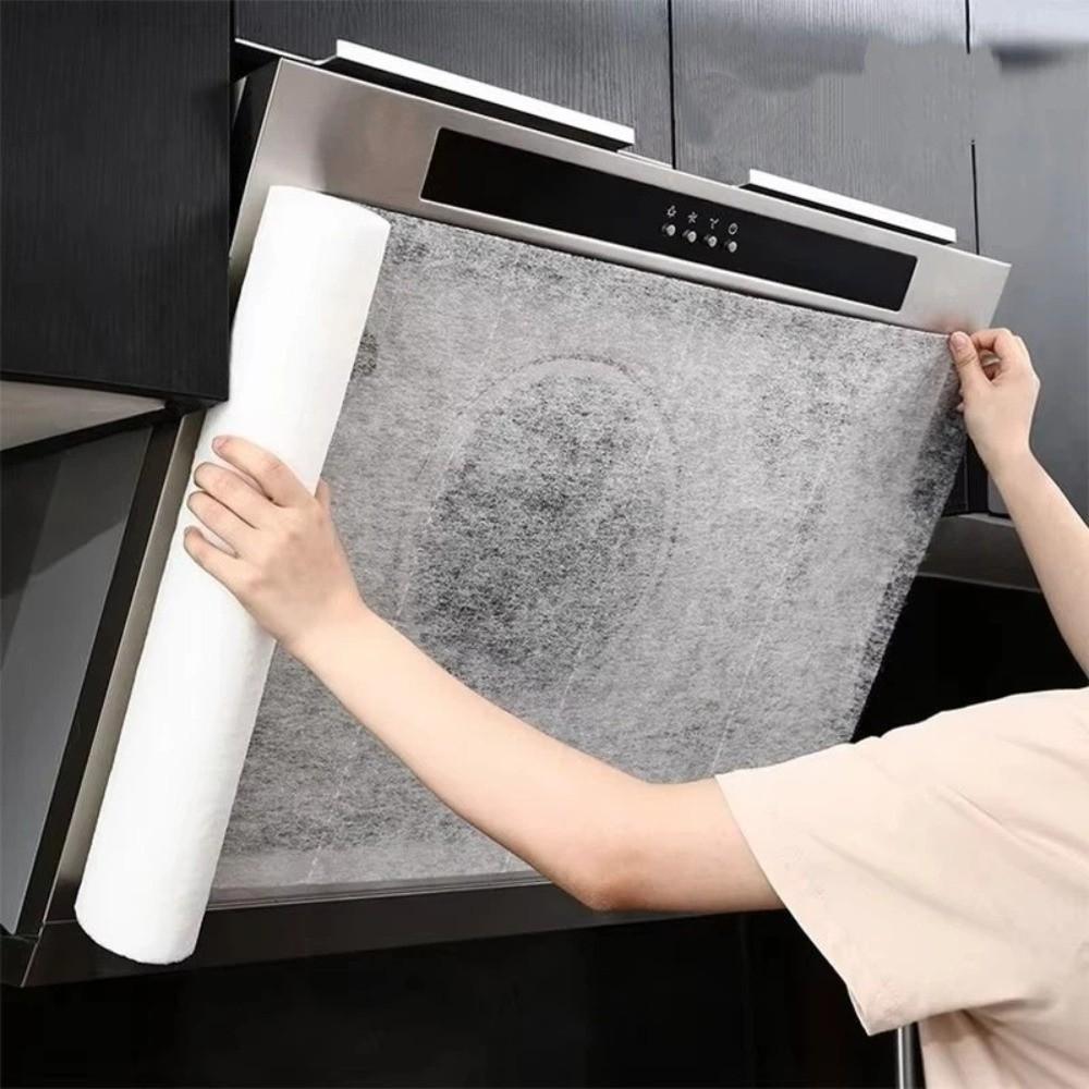 Thickened Range Hood Filter Paper Disposable Oil Proof Sticker Kitchen Filter Paper  Kitchen Use