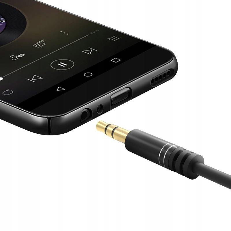 AUDIO CABLE AUX L11 Mini Jack Dudao BLACK