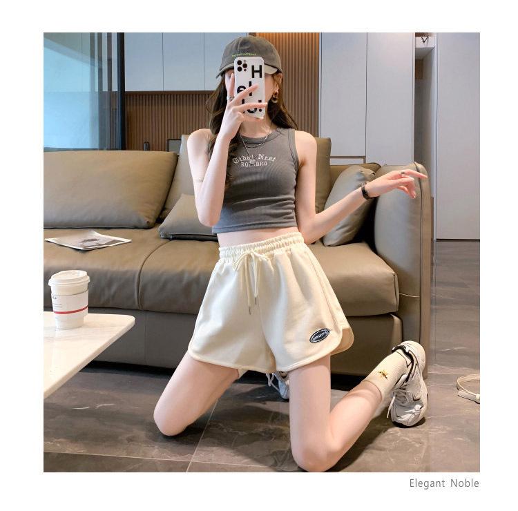 2023 Korean Style Women's High Waist Wide Leg Shorts: Versatile Summer Casual Hot Pants