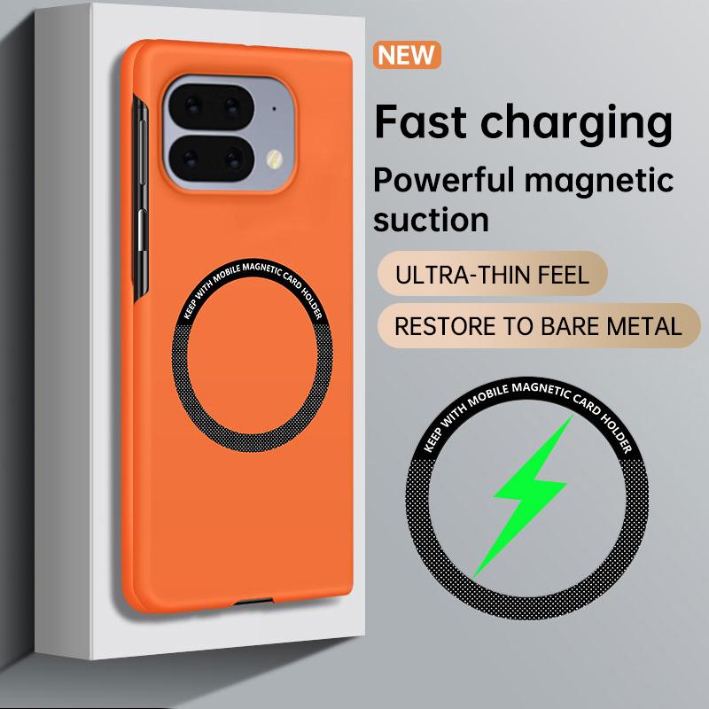 

For Pixel 10 Pro Fold Frameless Magsafe Hard PC Case for Google Pixel10pro 9 Pro Fold 2 Wireless Charging Cover Ultra-thin For Pixel 10pro Fold