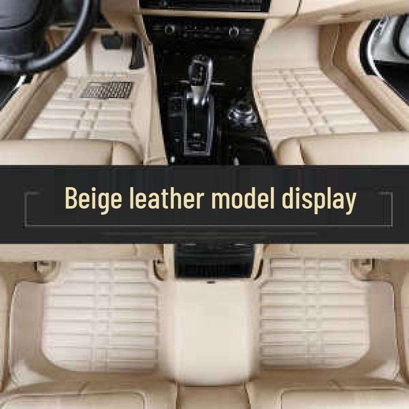 Leather Anti-Slip, Wear-Resistant Floor Mats for Honda City, XRV, Vezel, Avancier, and URV - Easy To Install.