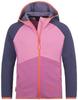 Trollkids Sogndal Fleece Jacket Pink Purple-blue