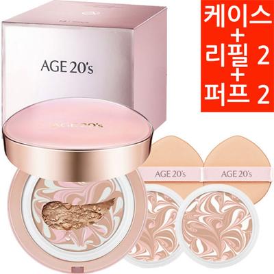 Age20s Signature Essence Cover Pact Moisture + Special Giveaway, No. 21 Light Beige @16728343, 1 Piece