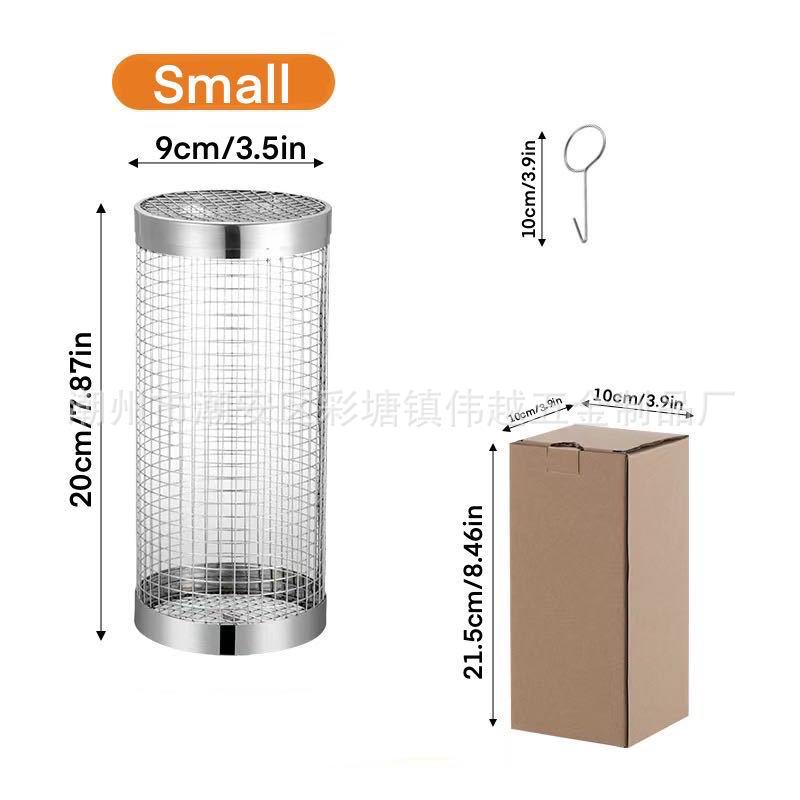 

Набор из клетки для барбекю из нержавеющей стали и вилки для жарки