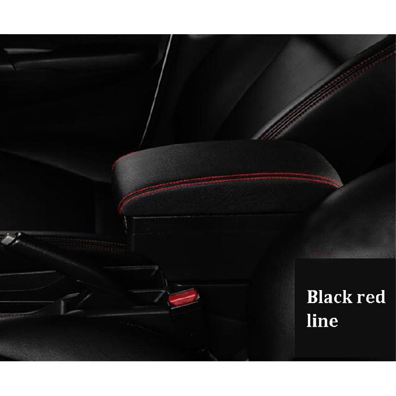 Car Armrest Center Console Elbow Arm Rest Box Storage + Base Universal Us Stock
