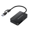 USB 3.0 Type C Multi 4 in 1 Camera Card Reader Memory Smart Card Reader Supports SD TF CF MS Flash Card Adapter Laptop