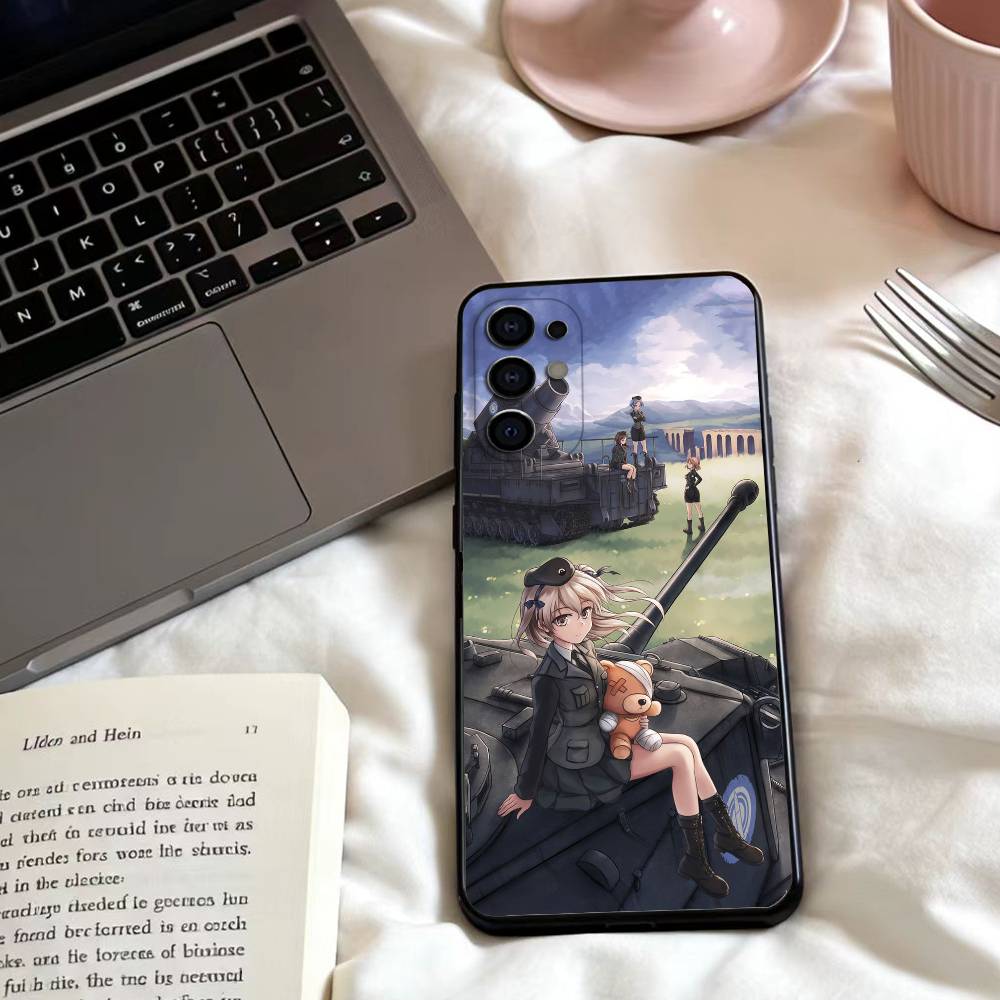 

G-GIRLS U-Und P-PANZER Phone Case For Samsung S25,24,23,22,30,21,10,9,Ultra,Plus,Lite,FE,4,5 G Soft Black Case Samsung S24fe