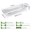 Aluminiumfolien-Back- und Grillblech-Set