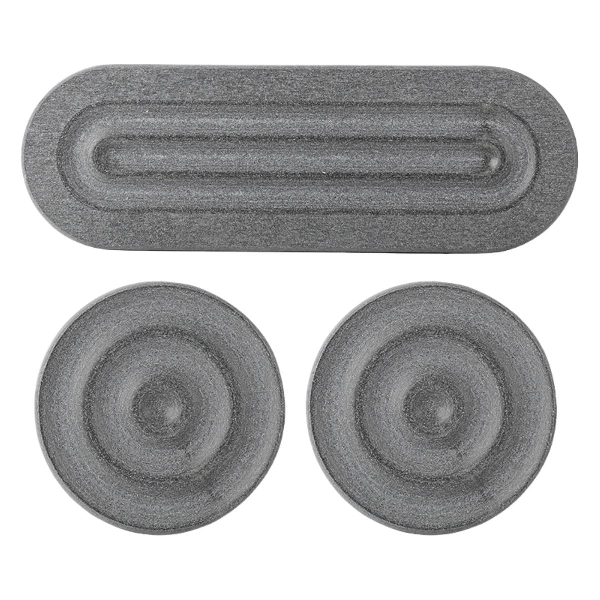 

3Pcs Water Absorbing Stone Tray Diatomite Drying Coasters For Bathroom Organizer For Home Kitchen Accessory In Stock Wholesale темно-серого