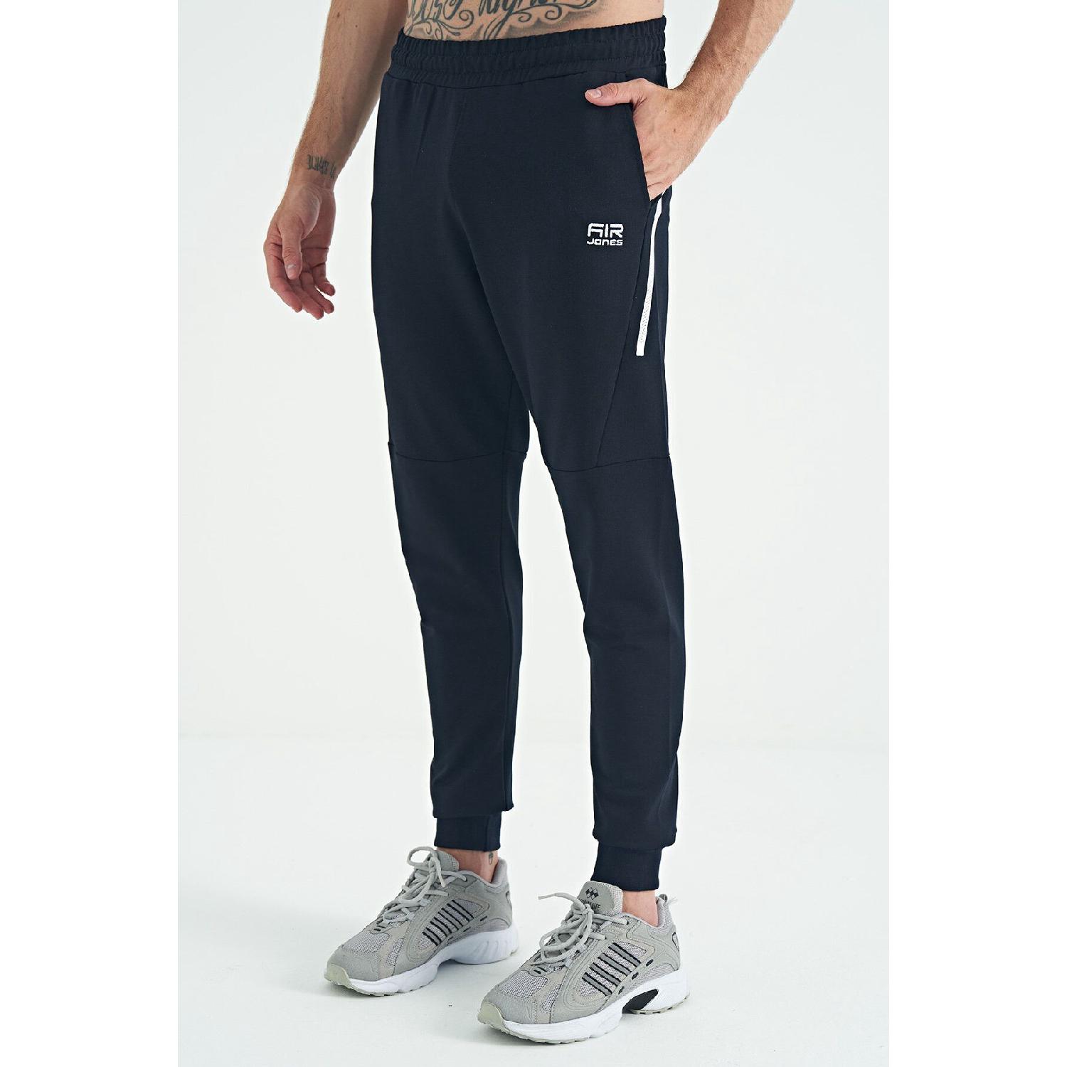 

Низ мужского спортивного костюма стандартной посадки Nigel темно-синего цвета — 84916 M бездна