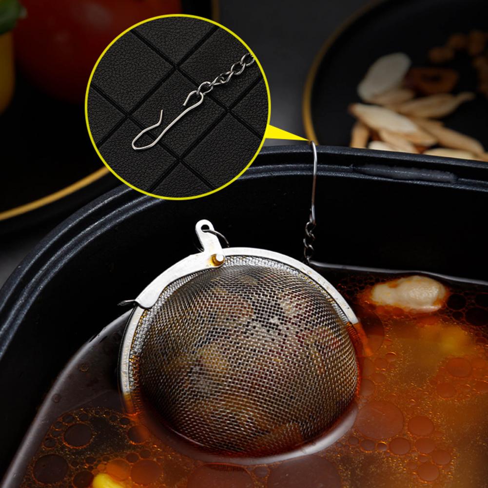 Tea Infuser Versatile Seasoning Ball Durable Stainless Steel Tea Strainer Ball High-quality Rust-proof Tea Steeping Ball