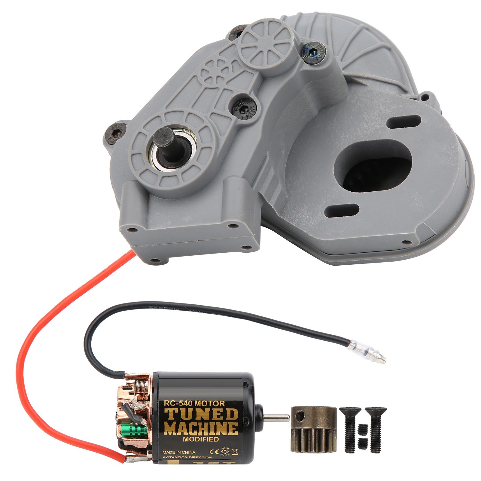 

Редуктор з 35T Зовнішнім Вугільним Щітковим Двигуном 540 для Axial SCX10 SCX10 II 90046 сірий