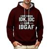 Men's Fashion Hooded Sweatshirt Casual Long Sleeve Pullover for Everyday Wear