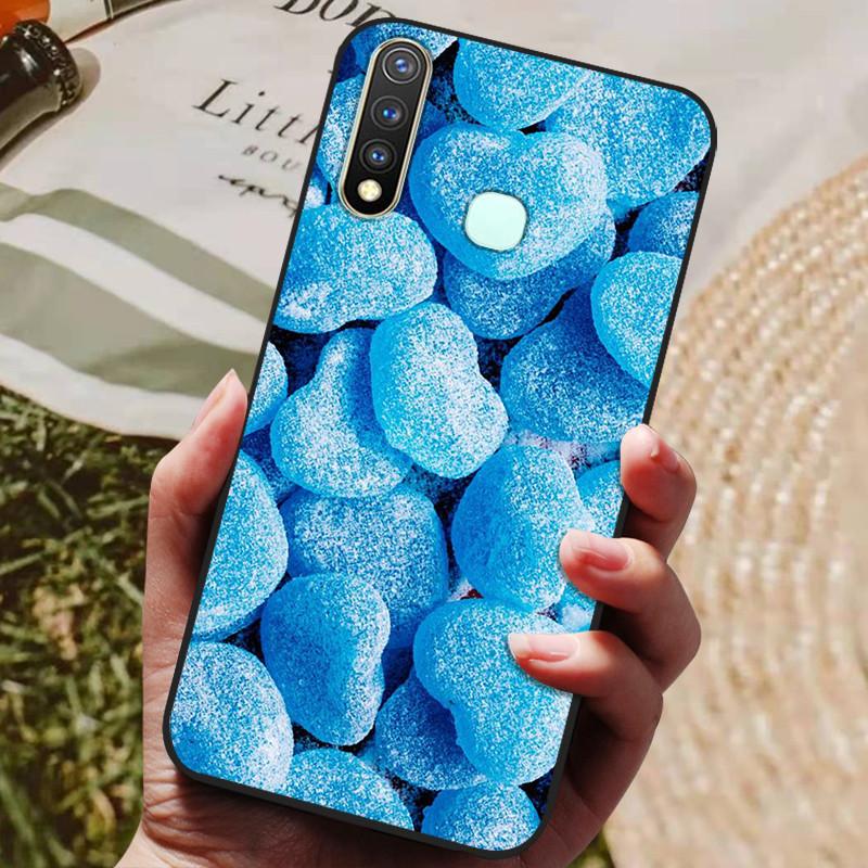 For Vivo Y19 Case Silicone Cover For Vivo 1915 Y19 Y 19 Case 6.53'' Soft TPU Silicon Phone Back Protective Bumper Shells Coque