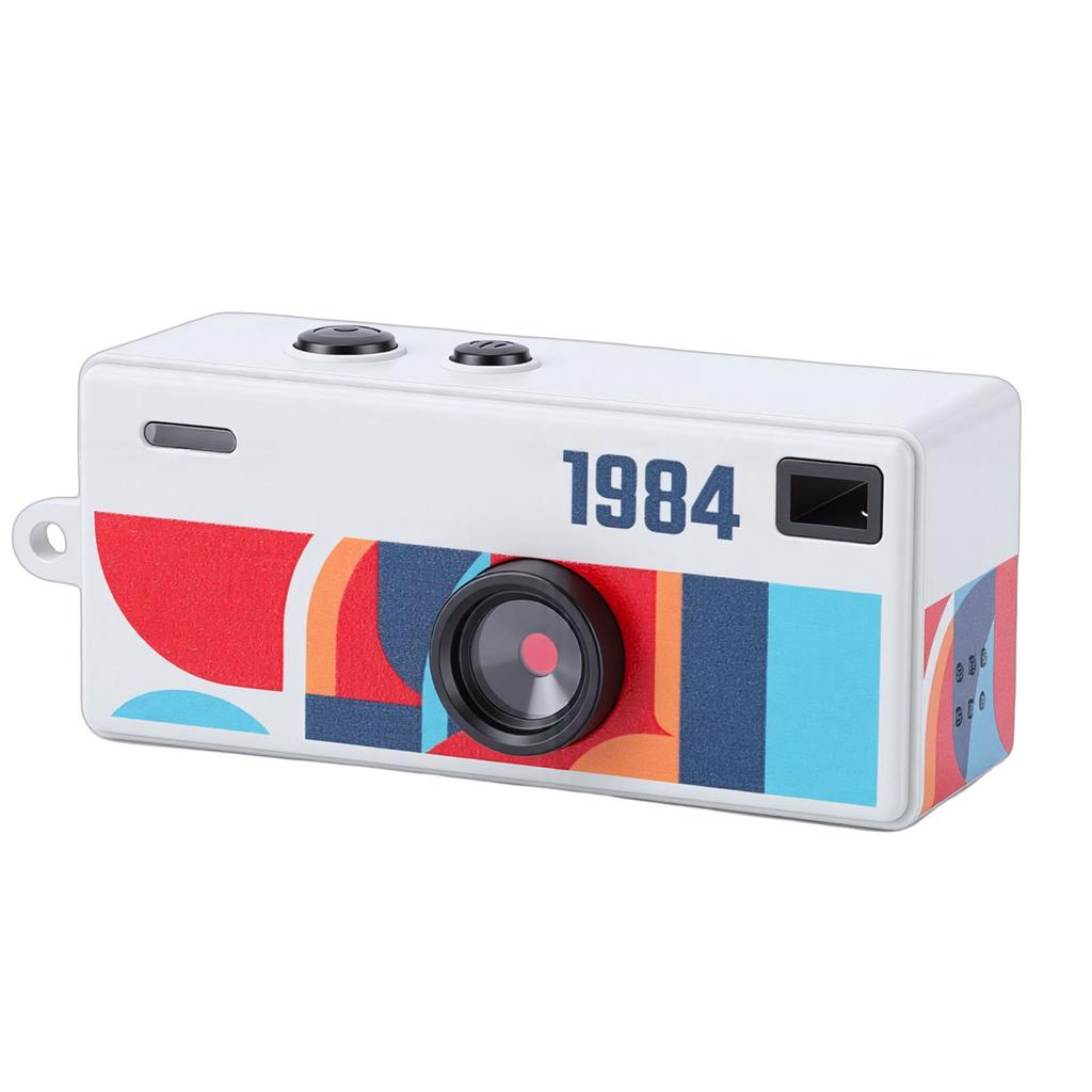Thumb Camera 1080P HD Video Recorder Keychain Digital Camcorder with 0.96 Inch Display Long Battery Life White
