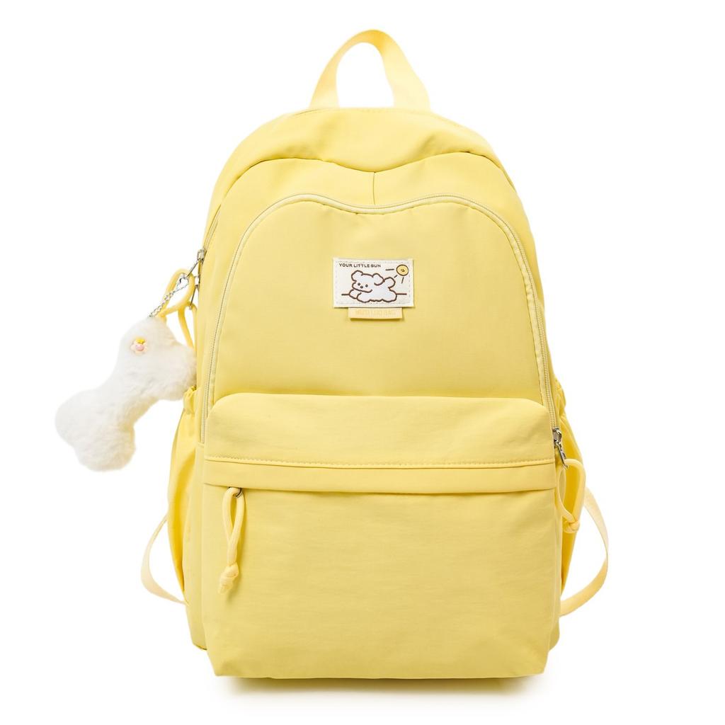 Schoolbag Student School Bag Female Ins College Style Junior High School Student Simple Backpack Cute Versatile Large Capacity Girl Backpack
