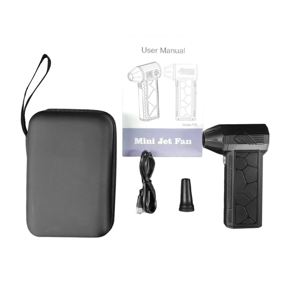 Mini Turbo Jet Fan 130000 RPM Brushless Motor Turbo Violent Fan Strong Winds 50m/s Turbo Jet Blower Air Duster Blower