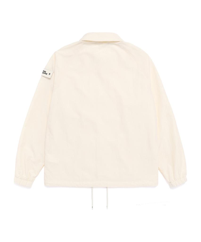 Nationalgeographic N261Ujp901 Collared Shirt Jacket Ivory