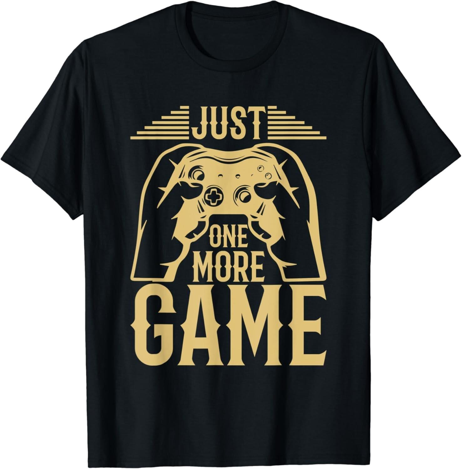 Gaming - Gamer - Just one more Game Gift Unisex T-Shirt S разноцветный