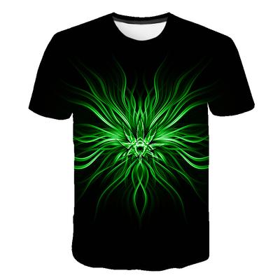 Herren T-Shirt mit neuartigem abstraktem Muster Sommer Mode Lässig Persönlichkeit Grafik T-Shirt Tops 3D-Druck T-Shirt 2025 Neuankömmling
