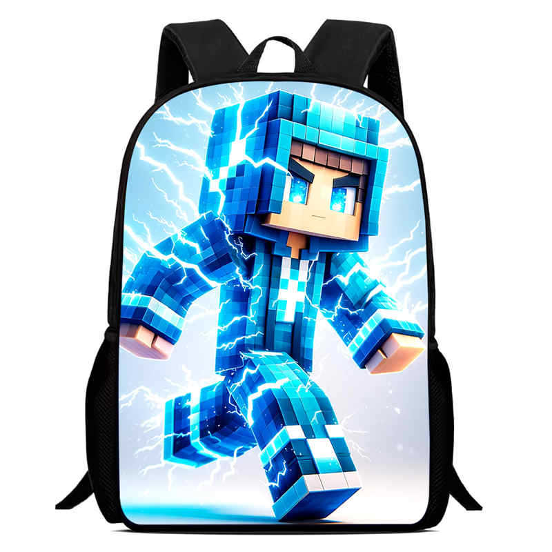 Minecraft Printed Backpack Children'S Elementary School Bag