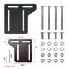 Universal Headboard Adapter 2 Pieces Heavy Duty Metal Adapter With Hardware Headboard Bed Frame Brackets For Wall Sleep Cave