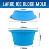 Ice Mold with Cover  Big Ice Tray Mold Ice Tray with Lid Construct  Ice for Cold Beverages