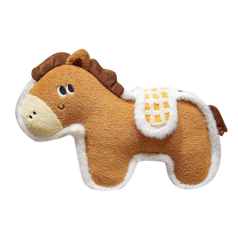 Horse Plush Toy With Pp Cotton Filling For Corporate Yearend Gifting And Lucky Draw Events