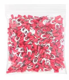 500PCS Fork Crimp Terminal M4/M5/M6 Spade Plugs Pre-insulated Ferrules Lugs For Splice Electricals Cable Wire End Connectors