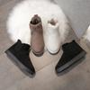 Thick-soled Snow Boots Women's Winter New Style Plus Velvet Thickened Warm Boots Bread Women's Shoes Northeast Big Cotton Shoes