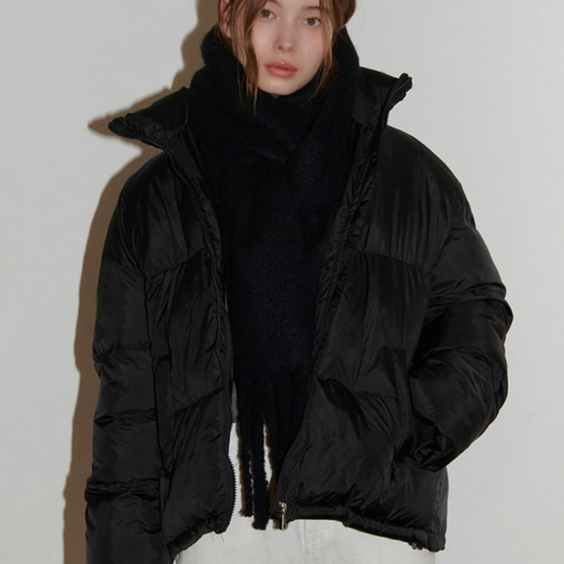 camino TASSEL MUFFLER BLACK