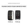 Car Key Case Cover Shell Fob for Jaguar XEL XE XF XFL F-PACE F-PYPE E-PACE XJ for Land Rover PU Car Remote Keychain Accessories
