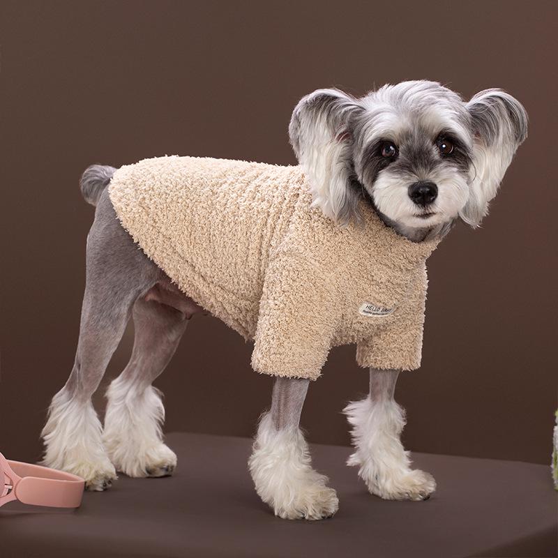 Autumn & Winter Warm Dog & Cat Clothing for Small, Medium, Large Pets - New Year Teddy Outfit.