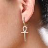 European and American New Earrings Anhe Key Cross Earrings Mens and Womens Personalized Anka Earrings