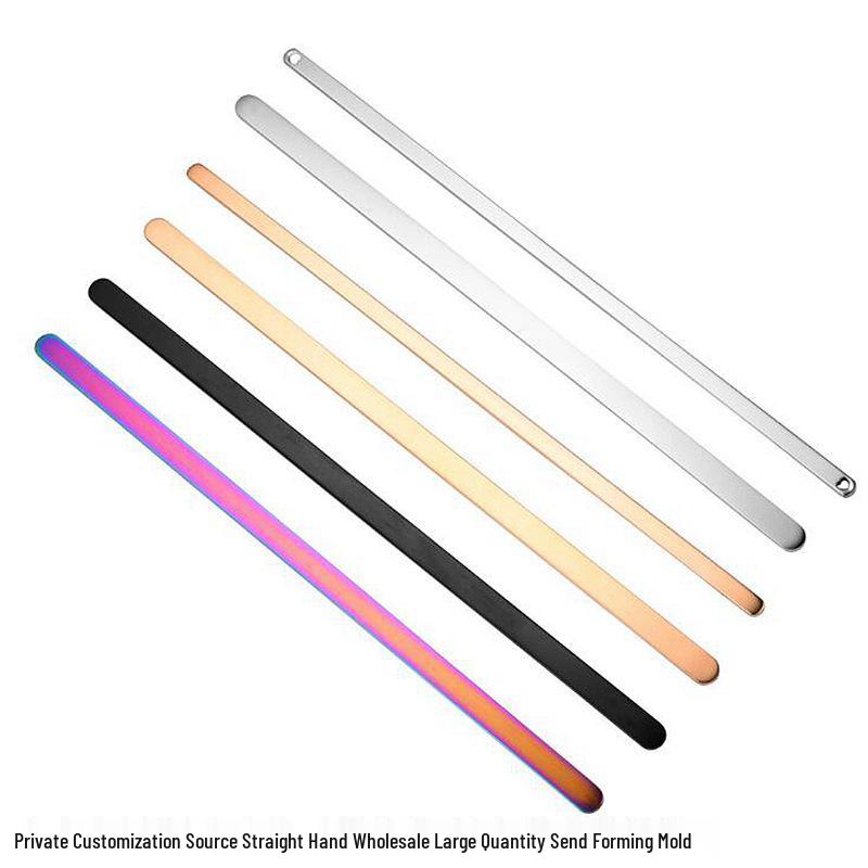 

DIY Engraved Stainless Steel C-Shape Titanium Bangle 4mm Silver