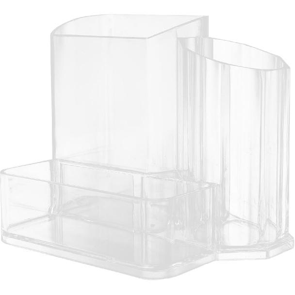 Storage Bins Nail Drill Machine Bits Storage Box Makeup Brush Holder Transparent Nail Drill Grinding Bit Organizer Plastic Nail Drill Tool Displayer