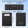 Chargers Pack Shell 18650 Battery Box Case with LED Light & Indicator for Cellphone Fast Charging Portable Battery Holder