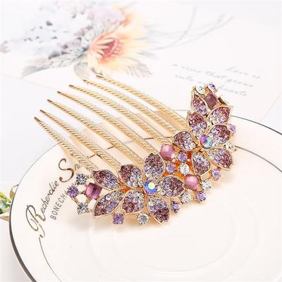 Nep Point Hairpin (Purple) / Hair Ornament Back Pin