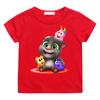 Talking Tom Game T-shirt Game Casual 100%Cotton Tee-shirt  Boys/girls6-12year Old Boy Tees Kids Graphic Printing Tshirt Clothes