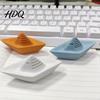 Suport pentru bijuterii Barcă Figurină de hârtie imprimată 3D Tematică nautică Minimalist Origami Elegant Birou