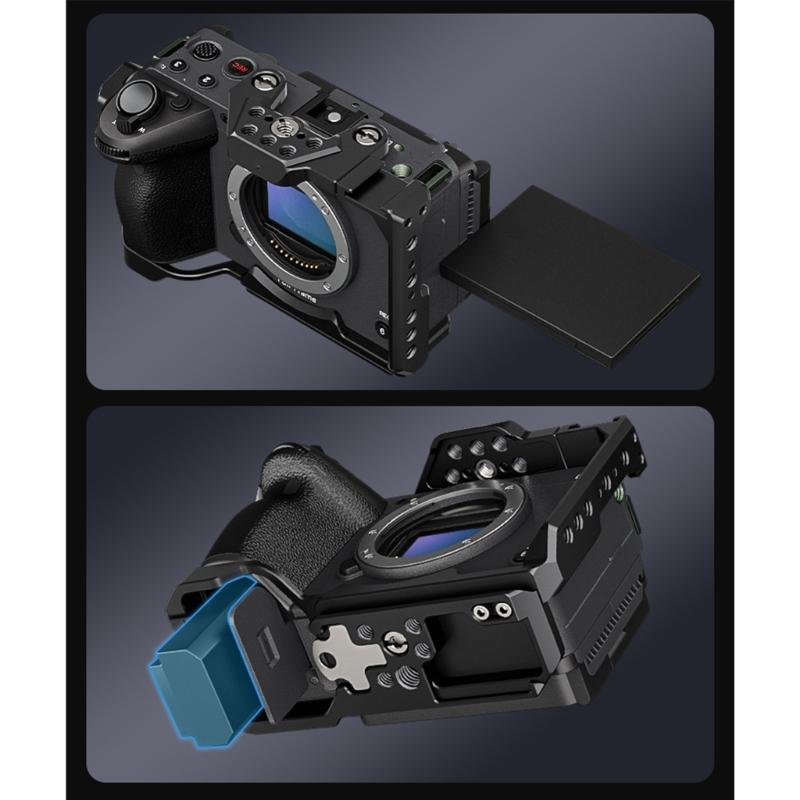 Full Camera Cage Rig Protective Frame Case for FX3/FX30 DSLR Camera Expansion Stabilizer Video Film Movie Making Bracket
