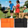 BBQ Mat Spatula Mat for Outdoor Grill Silicone Protector Utensils Holder Tools Holder Drip Pad Easy To Clean Grilling