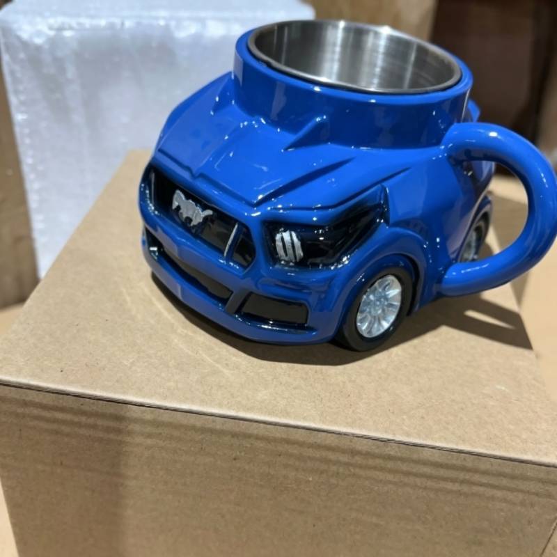 Wild Horse Resin Coffee Cup With Stainless Steel Interior For Home Tea Table And Gift Use